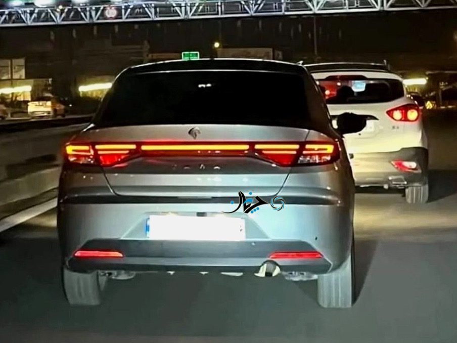 گرافیک جدید چراغ‌های عقب تارا اتوماتیک V4 ایران خودرو دیده شد!