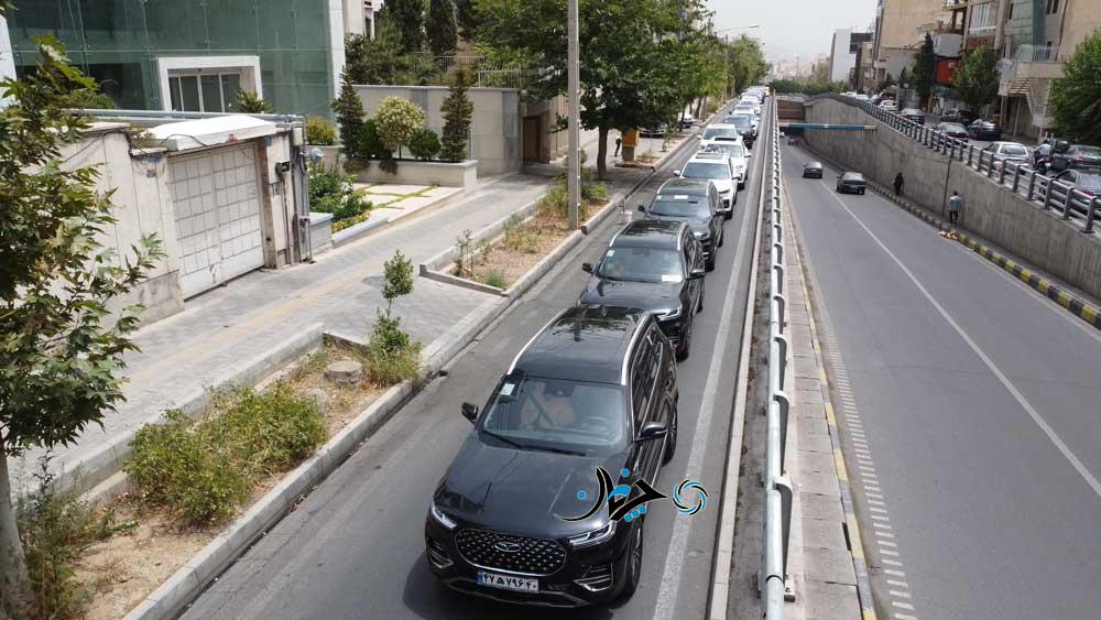 عرض اندام تیگو 8 پرو سواران در خیابانهای تهران عرض اندام تیگو 8 پرو سواران در خیابانهای تهران