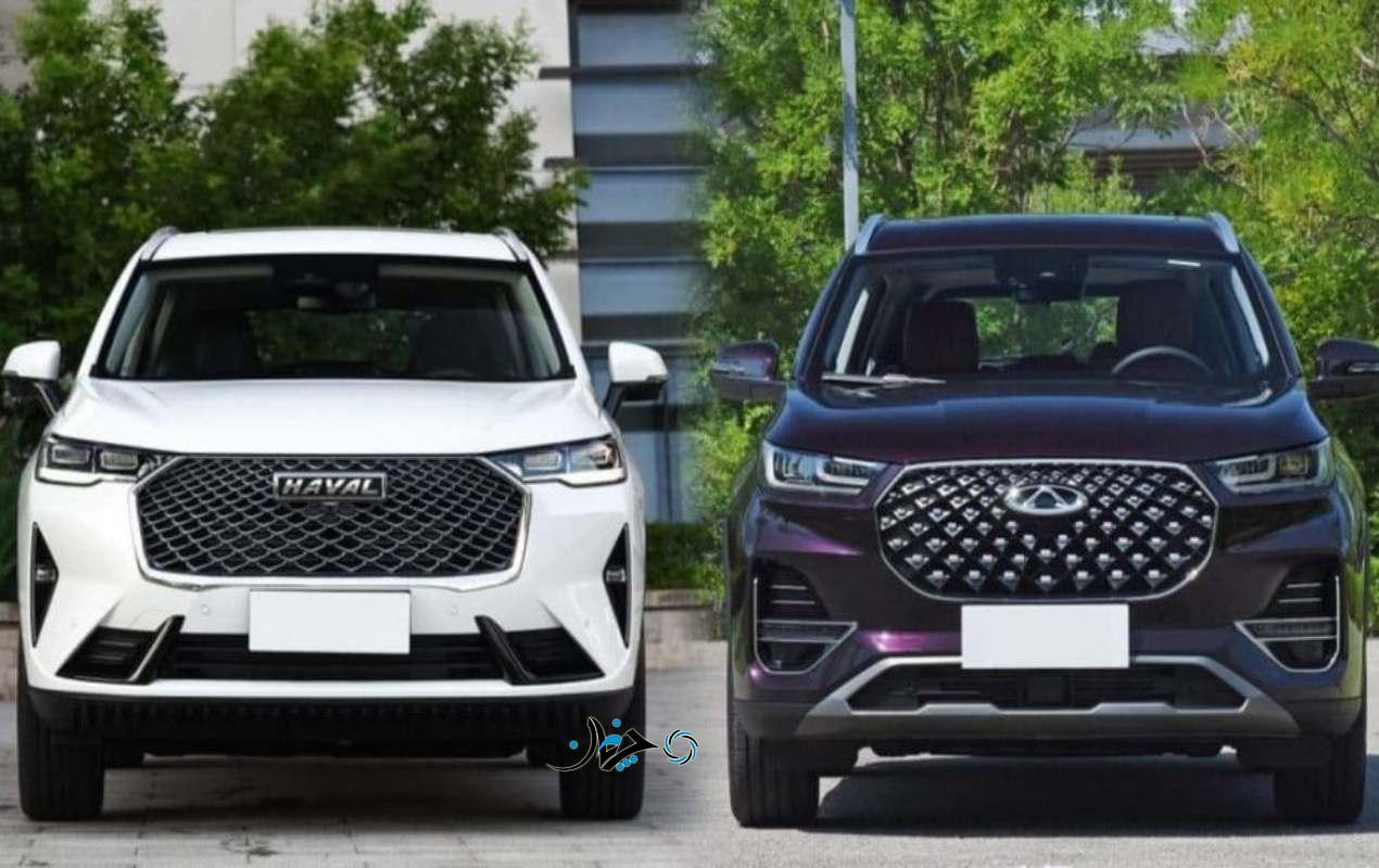 مقایسه تیگو ۸ پرو و هاوال H6 2T مقایسه تیگو ۸ پرو و هاوال H6 2T