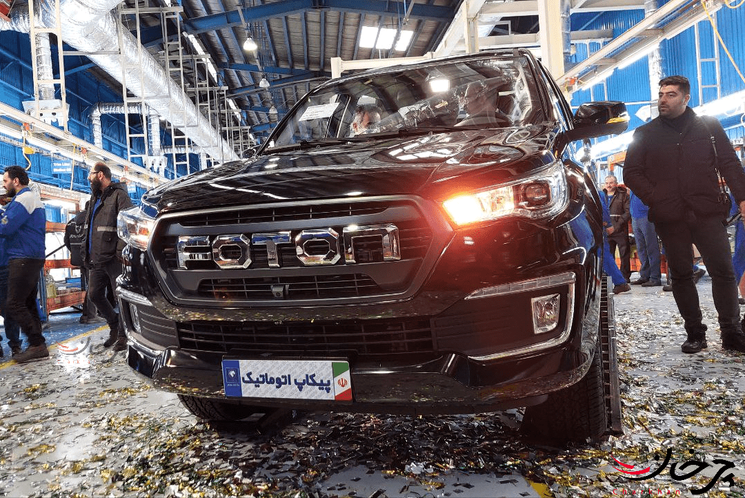 ایران خودرو دیزل از پیکاپ فوتون تانلند G7 اتوماتیک (FOTON TUNLAND G7) رونمایی کرد + فیلم