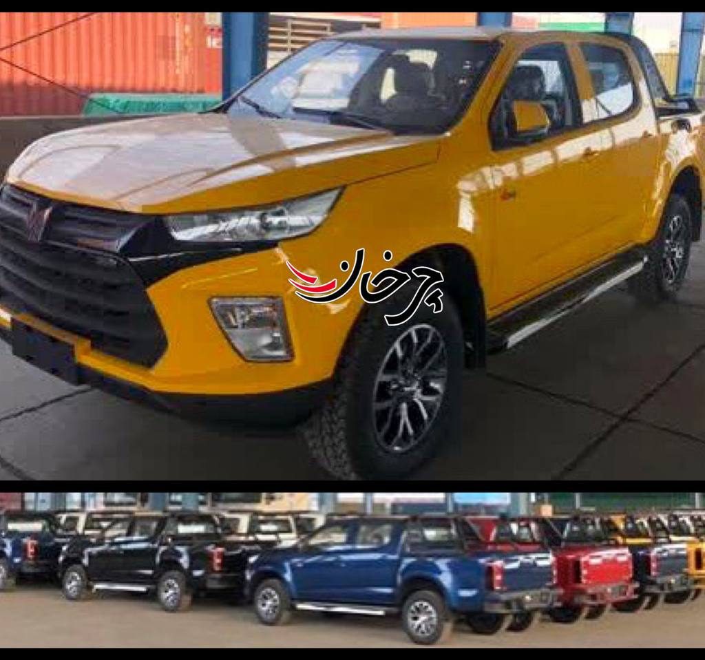 اولین محموله پیکاپ کینگ لینگ تاگا شرکت پادرا دیزل وارد کشور شد