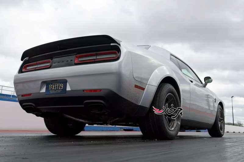 دوج چلنجر دیمن 170 | 1025 اسب بخار قدرت، شتاب 1.66 ثانیه و مشخصات کامل