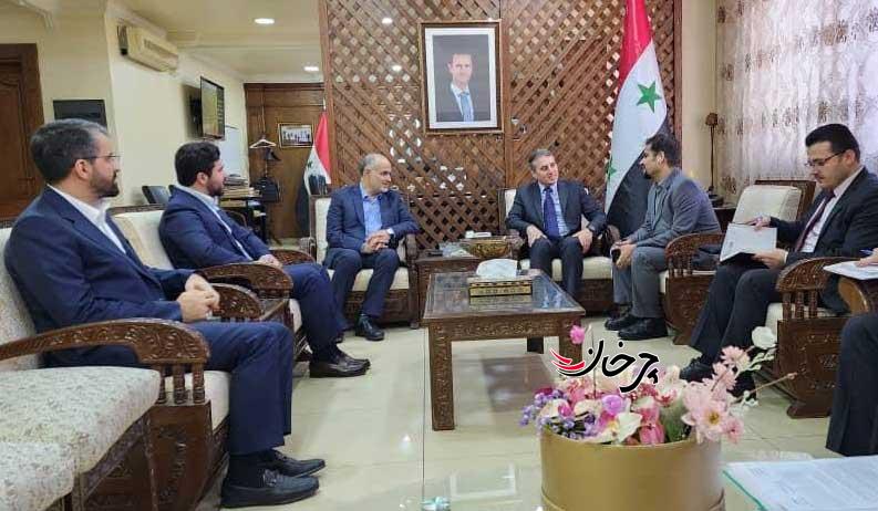 دیدار مدیرعامل ایران خودرو با وزیر صنعت سوریه