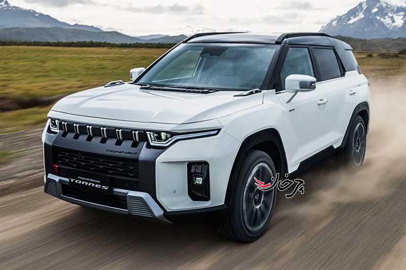 بررسی شاسی‌بلند کره‌ای جدید سانگ یانگ تورس Ssangyong Torres در راه بازار ایران