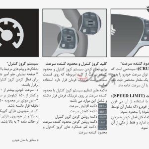 کروز کنترل و لیمیت کنترل سایپا آریا و شاهین پلاس