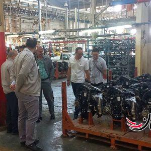 بازدید نمایندگان فاو (FAW) از سایپا بن رو