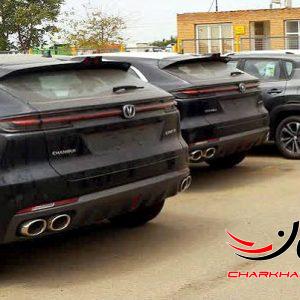 بازدید رییس سازمان استاندارد از چانگان یونی کی - CHANGAN UNI-K خودرو وارداتی جدید سایپا برای بازار ایران خودرو چانگان یونی کی UNI-K وارداتی سایپا در گمرک غرب تهران دیده شد