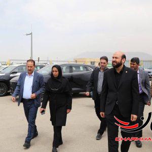 بازدید رییس سازمان استاندارد از چانگان یونی کی - CHANGAN UNI-K خودرو وارداتی جدید سایپا برای بازار ایران خودرو چانگان یونی کی UNI-K وارداتی سایپا در گمرک غرب تهران دیده شد