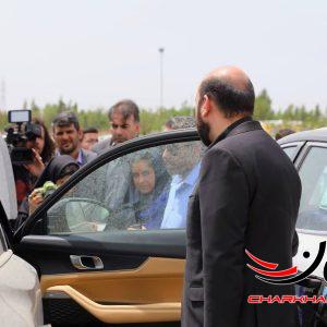 بازدید رییس سازمان استاندارد از چانگان یونی کی - CHANGAN UNI-K خودرو وارداتی جدید سایپا برای بازار ایران خودرو چانگان یونی کی UNI-K وارداتی سایپا در گمرک غرب تهران دیده شد