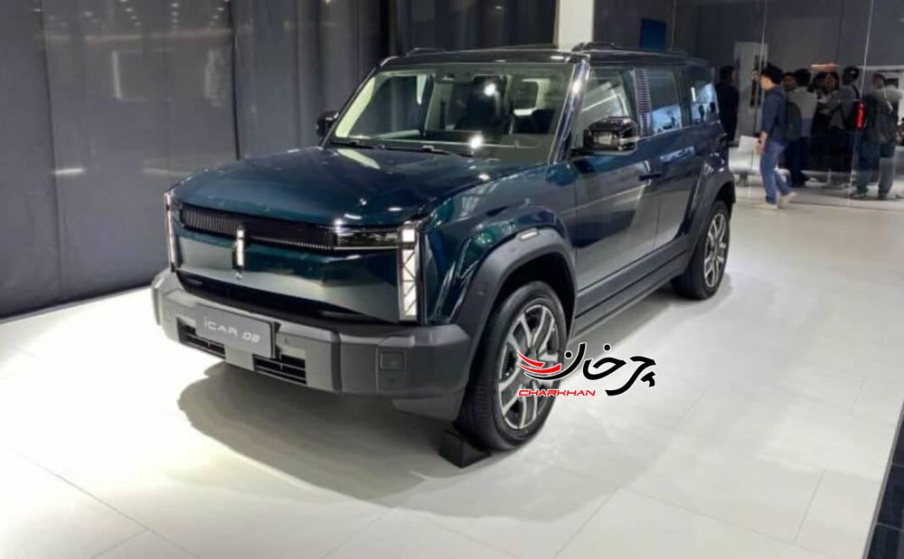 چری از شاسی بلند iCar 03 با پنل خورشیدی و باتری CATL رونمایی کرد!