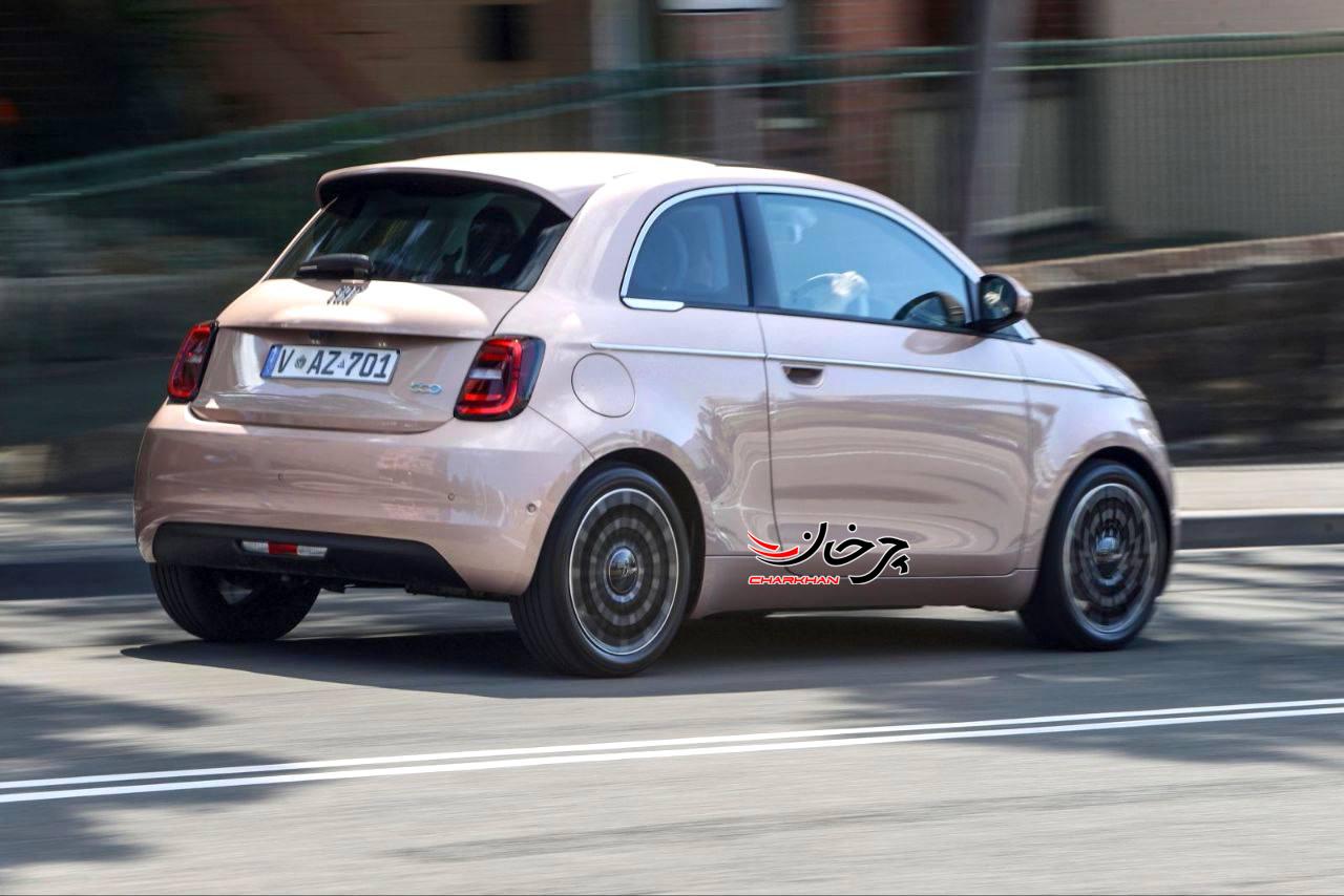 فیات 500 برقی - FIAT 500E خودرو برقی پارسیان موتور مانلی