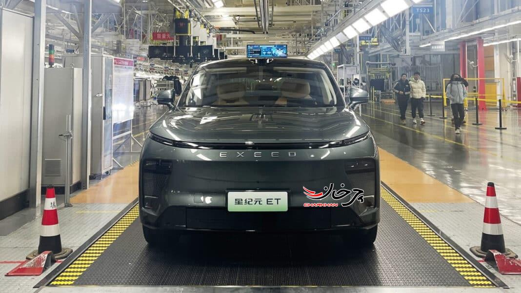 تولید انبوه شاسی بلند Exeed Exlantix ET از Chery در چین آغاز شد