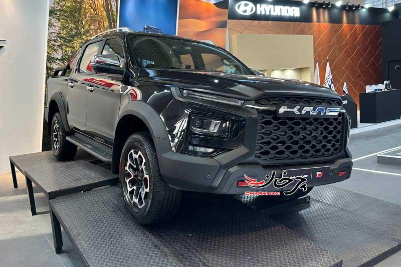 اولین نمایش پیکاپ KMC T9 در نمایشگاه خودروی تهران