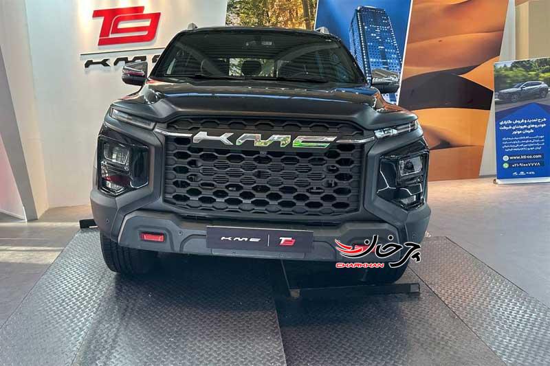اولین نمایش پیکاپ KMC T9 در نمایشگاه خودروی تهران