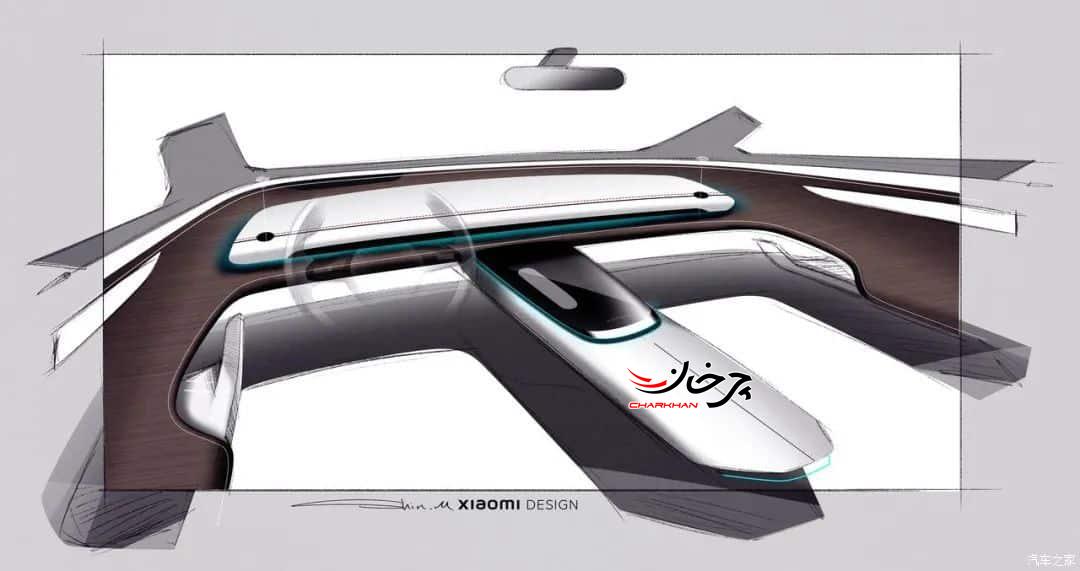 جزئیات داخلی شیائومی SU7