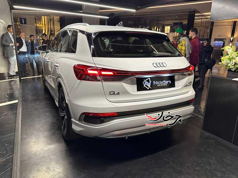 ملاقات با اولین آئودی وارداتی، برقی و دف عقب + ویدئو