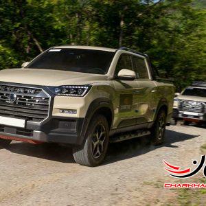 پیکاپ سانگ یانگ موسو رکستون اسپرت - کی جی موبیلیتی خان - SSANGYONG KG MOBILITY KHAN