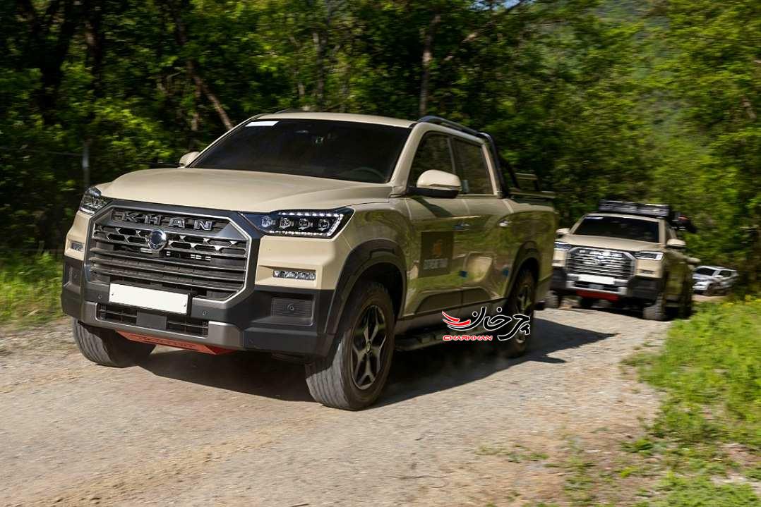 پیکاپ سانگ یانگ موسو رکستون اسپرت - کی جی موبیلیتی خان - SSANGYONG KG MOBILITY KHAN