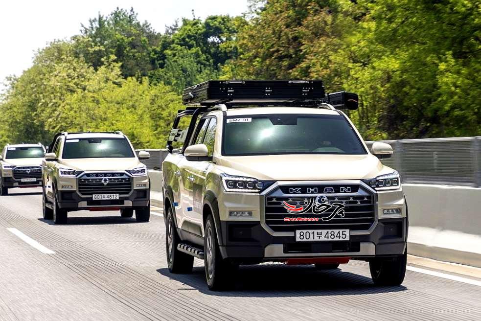 پیکاپ سانگ یانگ موسو رکستون اسپرت - کی جی موبیلیتی خان - SSANGYONG KG MOBILITY KHAN