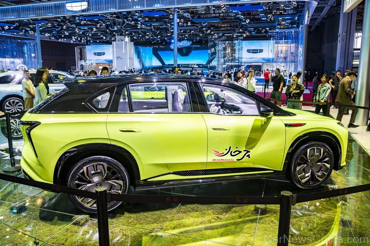 معرفی سدان الکتریکی هونگچی EHS7 در نمایشگاه خودروی پکن چین 2024