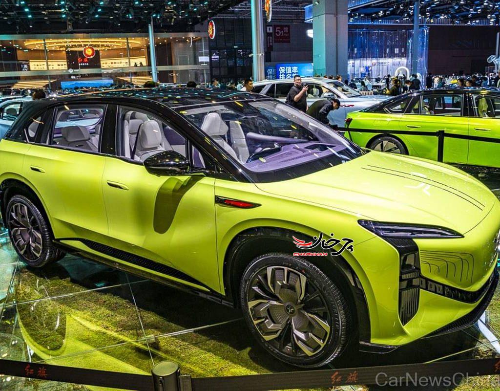 معرفی سدان الکتریکی هونگچی EHS7 در نمایشگاه خودروی پکن چین 2024