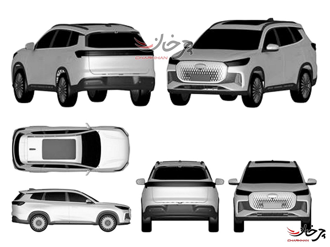 نسخه جدید چری فونیکس تیگو 8 پرو e پلاس - chery fownix tiggo 8 pro e plus