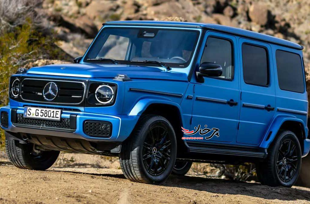 مرسدس بنز G کلاس برقی با 588 اسب بخار قدرت معرفی شد