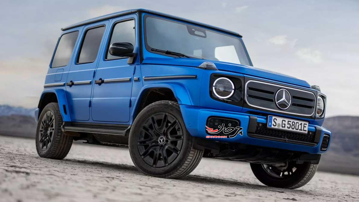 مرسدس بنز G کلاس برقی با 588 اسب بخار قدرت معرفی شد