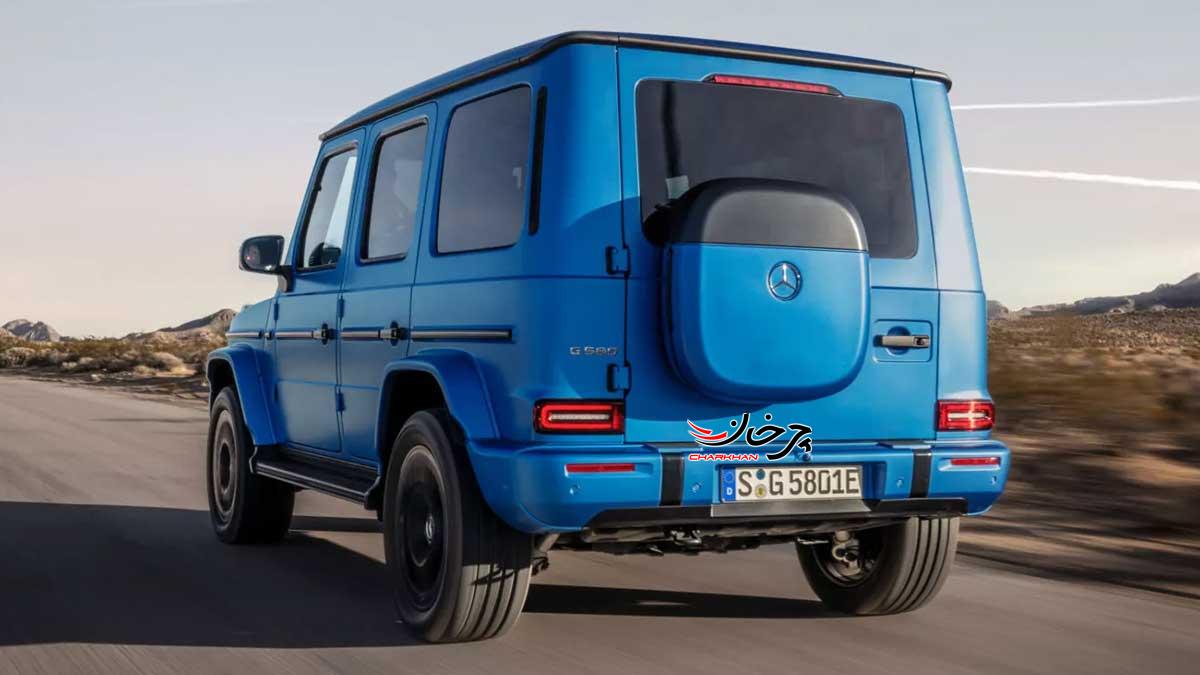 مرسدس بنز G کلاس برقی با 588 اسب بخار قدرت معرفی شد