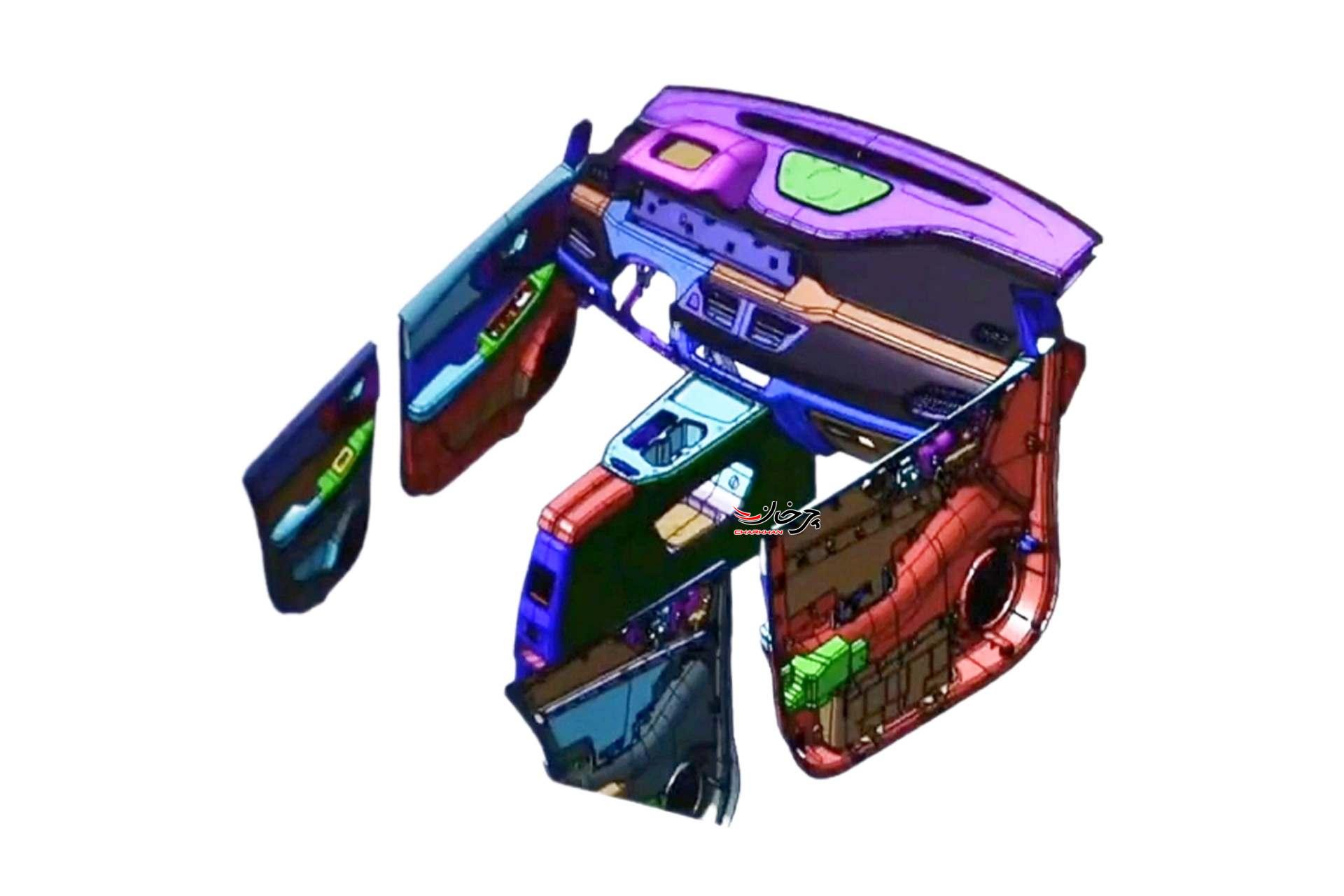 داشبورد جدید سایپا آریا - SAIPA ARIA - هاچبک کراس شاهین