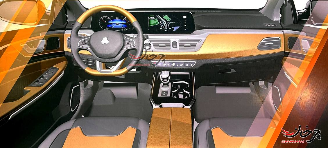 داشبورد جدید سایپا آریا - SAIPA ARIA - هاچبک کراس شاهین