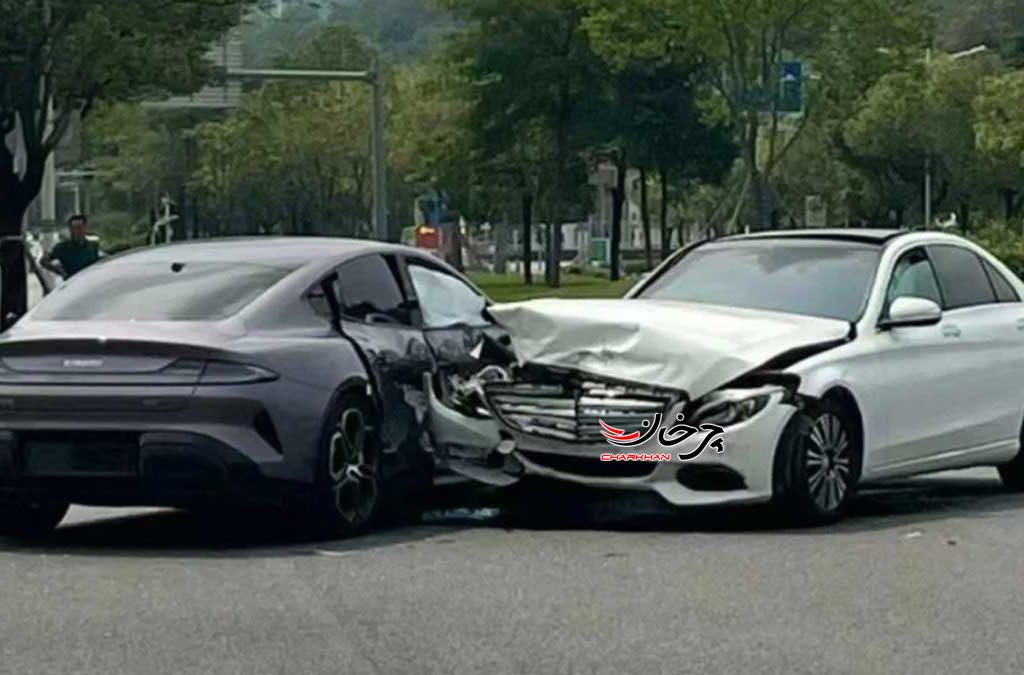 اولین تصادف خودروی شیائومی SU7 رقم خورد