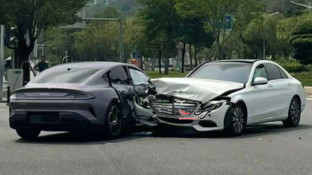 اولین تصادف خودروی شیائومی SU7 رقم خورد