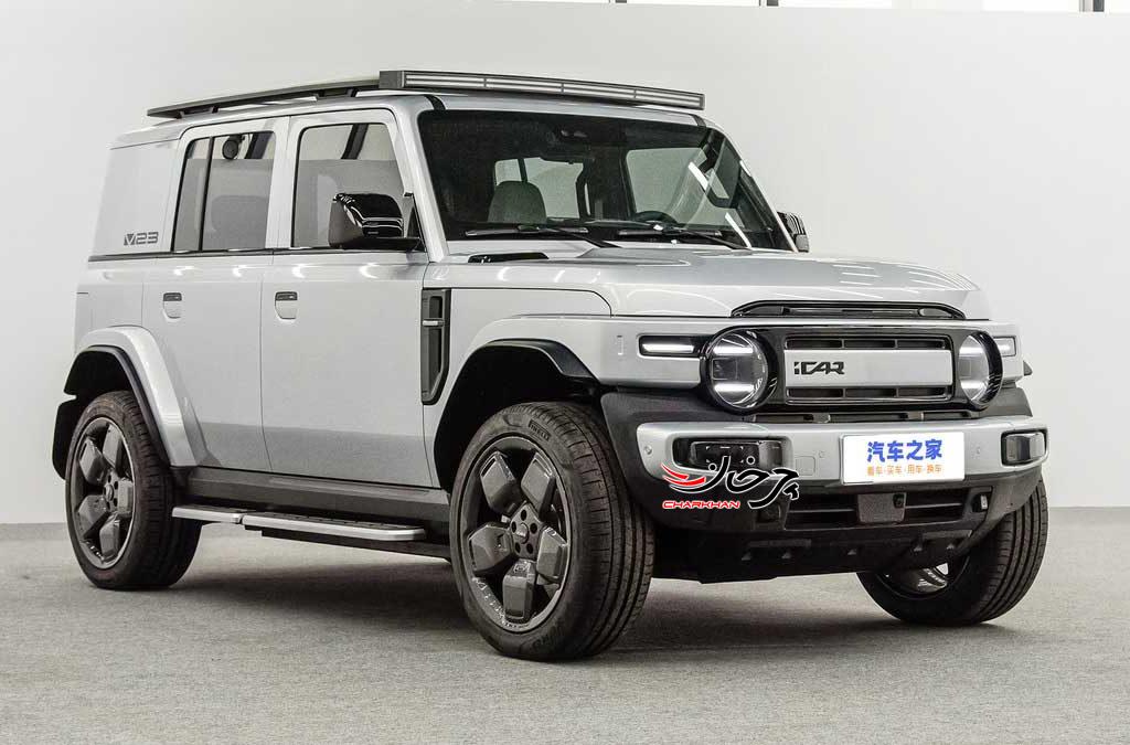 شاسی بلند آفرودی چری آی‌کار V23 در نمایشگاه پکن معرفی شد