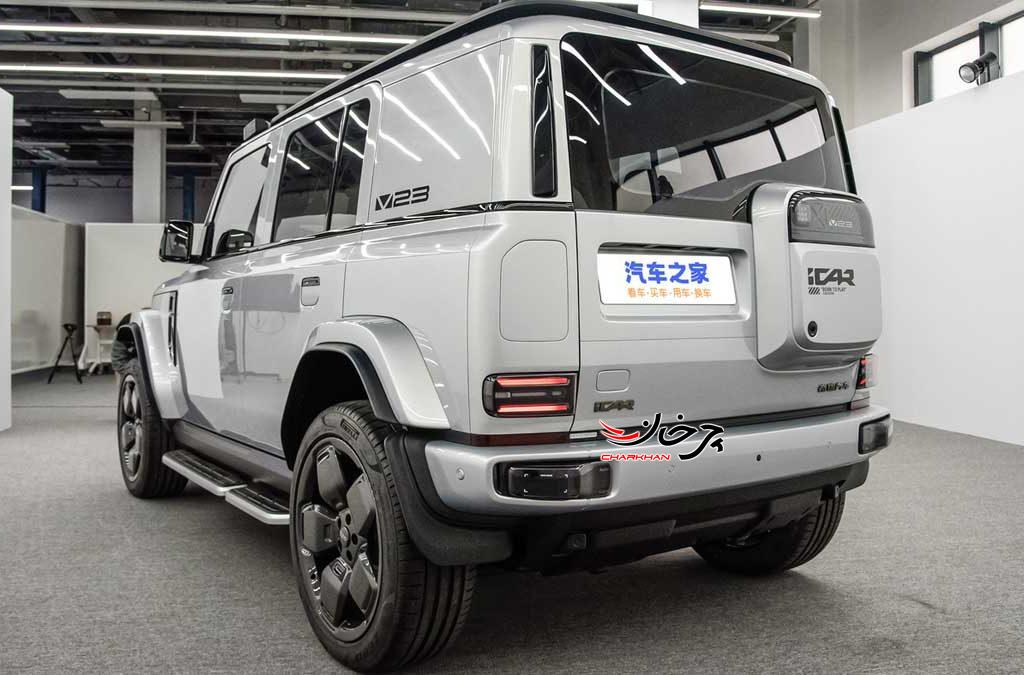 شاسی بلند آفرودی چری آی‌کار V23 در نمایشگاه پکن معرفی شد