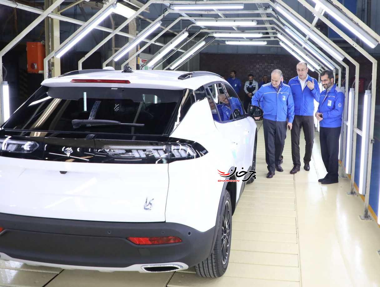 بازدید مدیرعامل ایران خودرو از خط تولید ریرا ری را - IKCO REERA RIRA