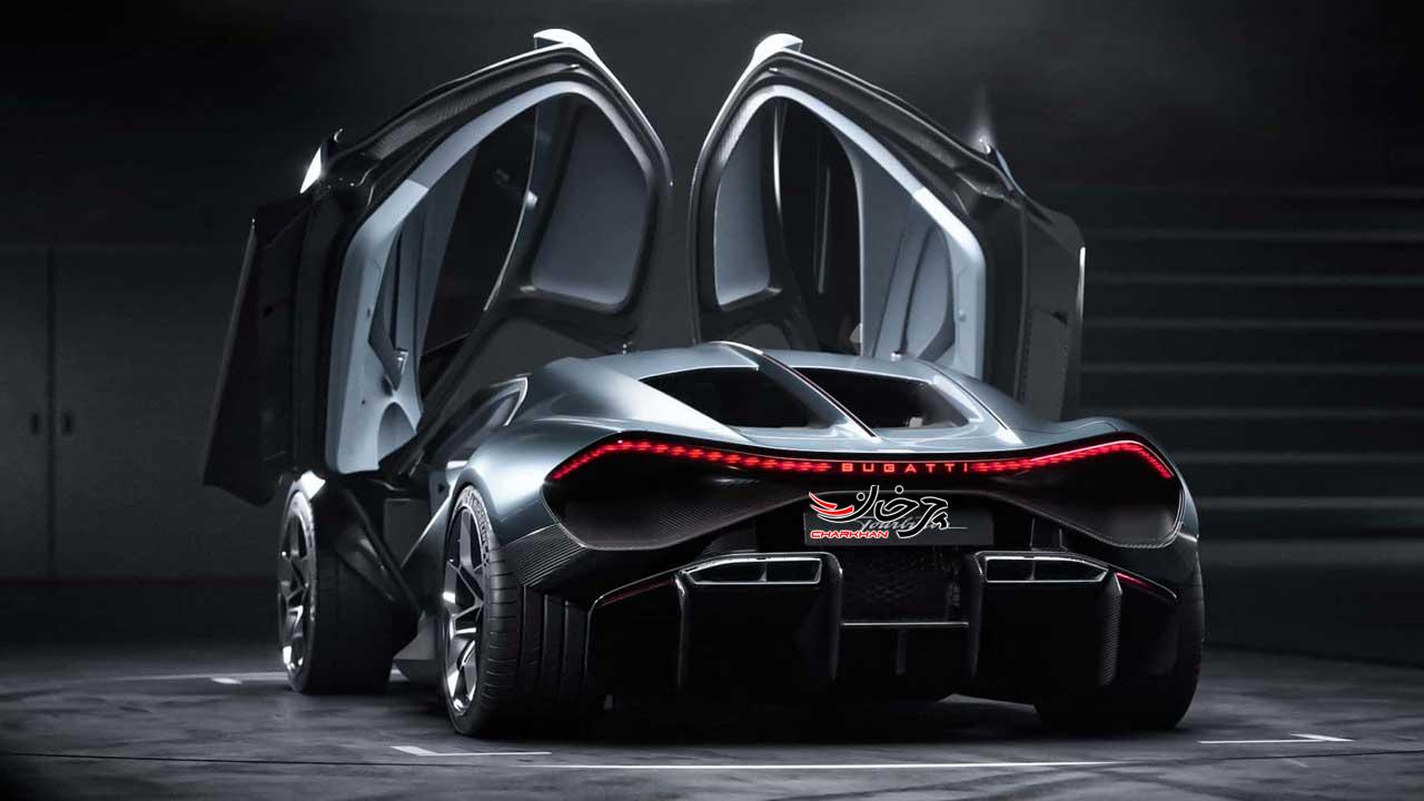 بوگاتی توربیون معرفی شد، هایپرکار جدید با پیشرانه V16 و 1800 اسب بخار قدرت