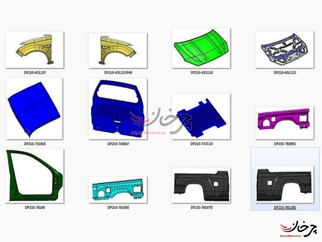 رویه ها و آسترهای بدنه وانت سایپا 251 - saipa 251