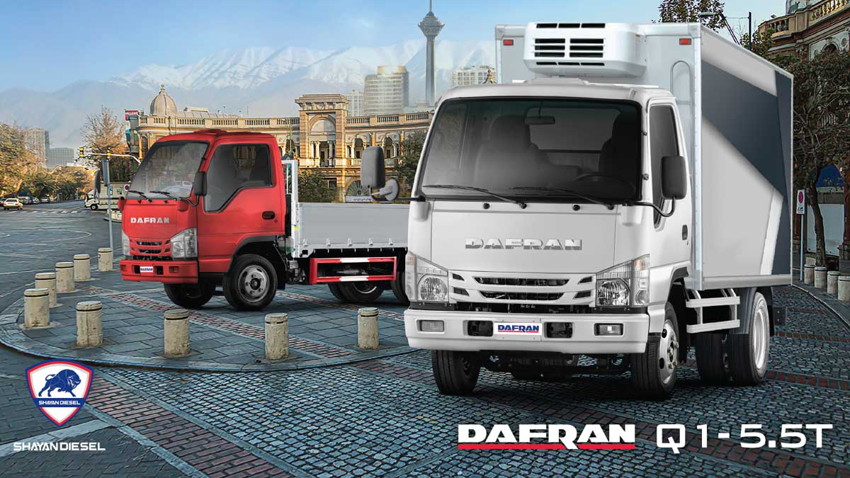 کاتالوگ کامیونت جدید 5.5 تن دافران شایان دیزل منتشر شد