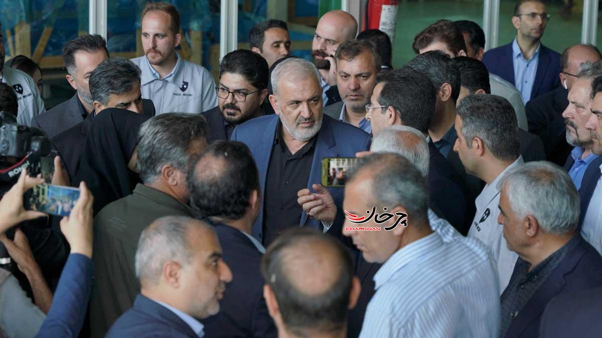بازدید وزیر صمت از سایت‌های تولیدی صنایع خودروسازی فردا در سلفچگان و بروجرد