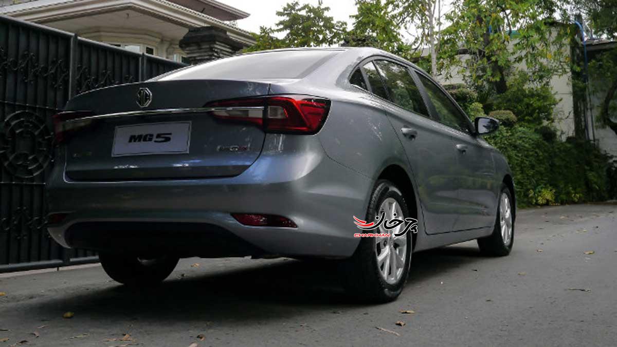 بررسی مشخصات ام جی 5، سدان وارداتی فردا موتورز