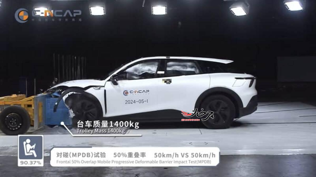 کسب پنج ستاره توسط Jiyue 01 جیلی-بایدو در تست تصادف C-NCAP