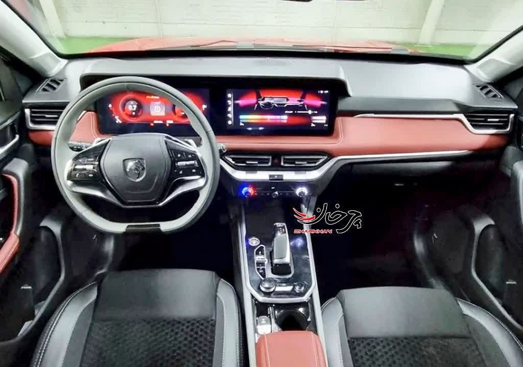 کابین داشبورد ریرا قرمز ایران خودرو - ikco reera red