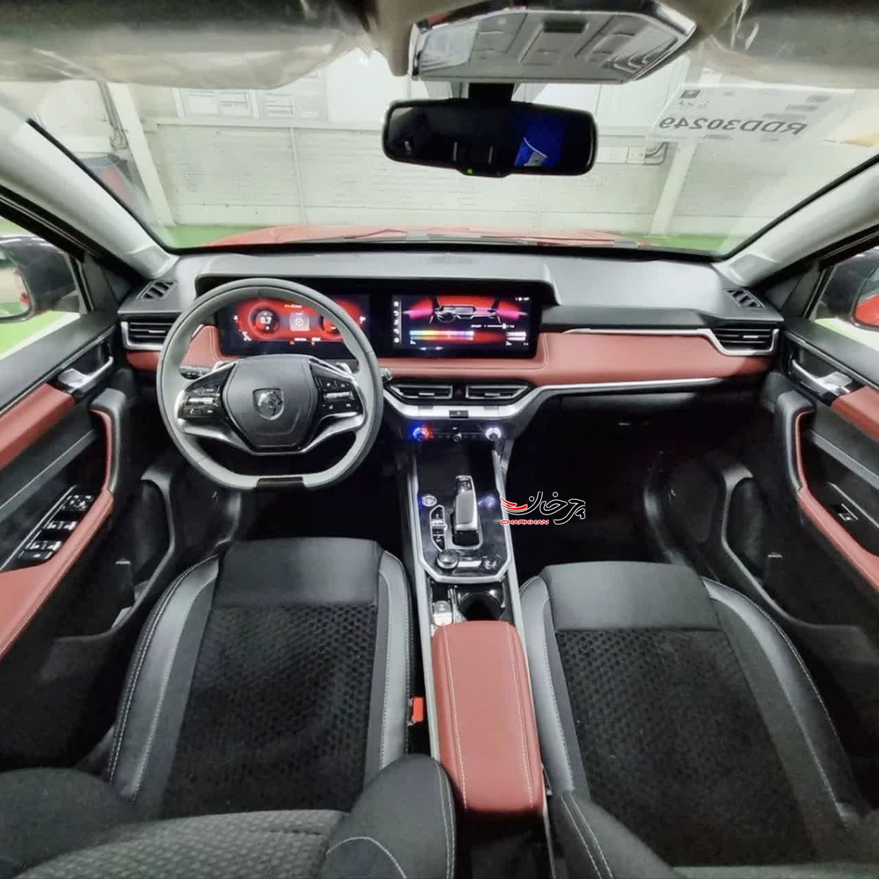 کابین داشبورد ریرا قرمز ایران خودرو - ikco reera red