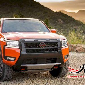 نیسان Frontier 2025 نارنجی‌رنگ با ویژگی‌های جذاب