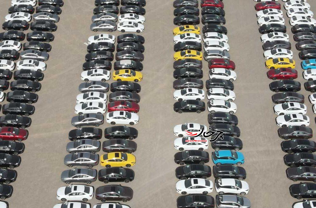 خودروهای ام جی به گمرک سلفچگان رسیدند