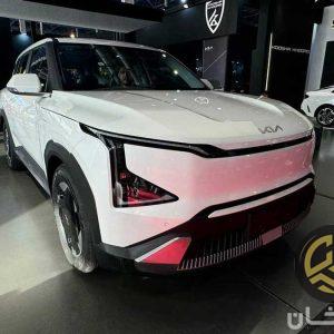 رونمایی از کیا EV5 برقی در نمایشگاه خودروی مشهد