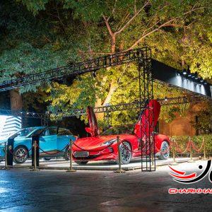 برپایی کارشو ام جی در کاخ نیاوران