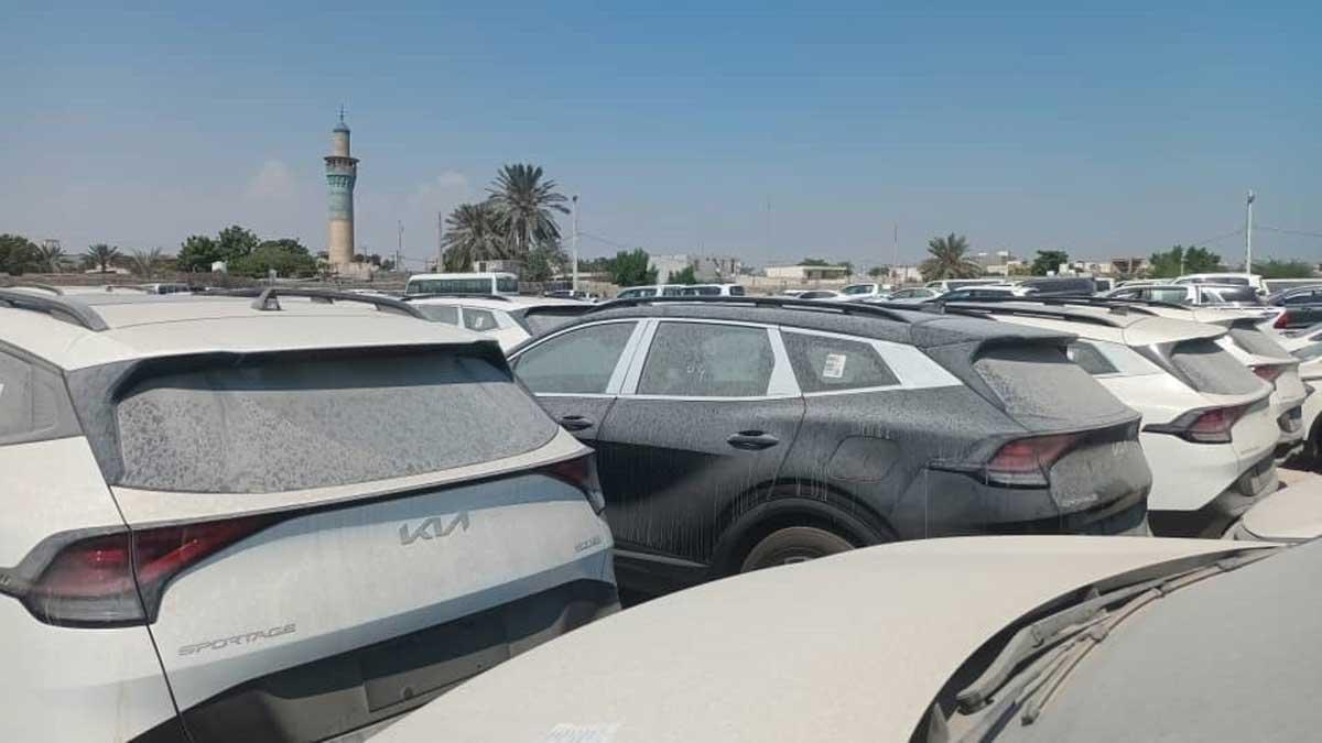 دپوی کیا اسپورتیج‌های وارداتی کوشا خودرو در گمرک، آماده برای عرضه به بازار
