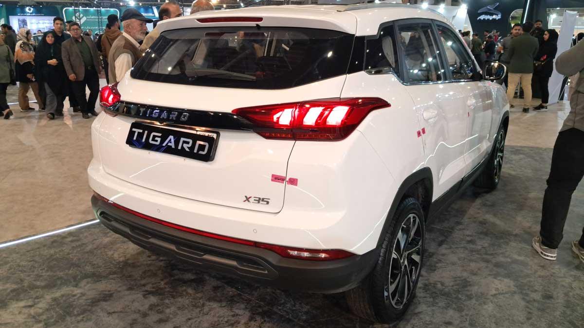 نمایش تیگارد X35 پرایم با آپشن‌های بیشتر در نمایشگاه اصفهان